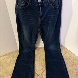 Lane Bryant Dark Blue Boot Cut Jeans